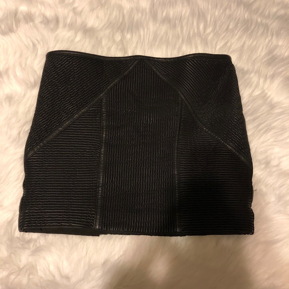 Free People Unique Black Mini Skirt